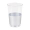 Clear with Metallic Silver Thick Bottom Round Disposable Plastic Tumblers - 12 oz. (240 Cups)